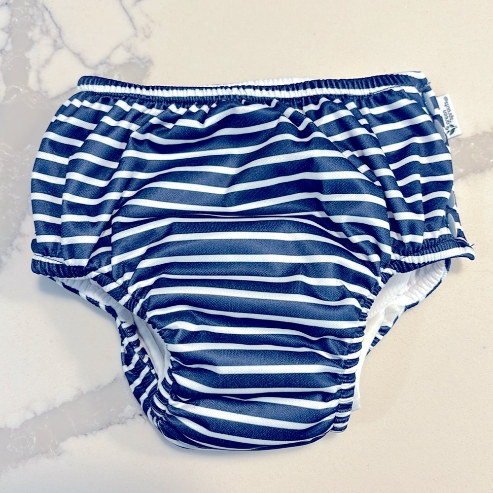 Green Sprouts baby boys snap swim diaper NWOT